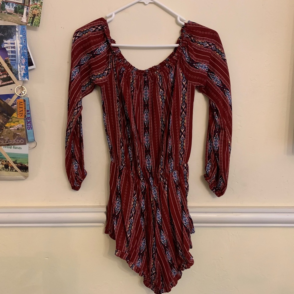 Off the shoulder romper